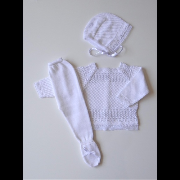 Baby Unisex knit set NEW - Picture 2 of 2